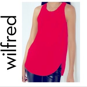 5 for $40 Wilfred Pink Sevres Blouse Tank Top